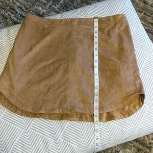 BB Dakota Faux Suede Skirt